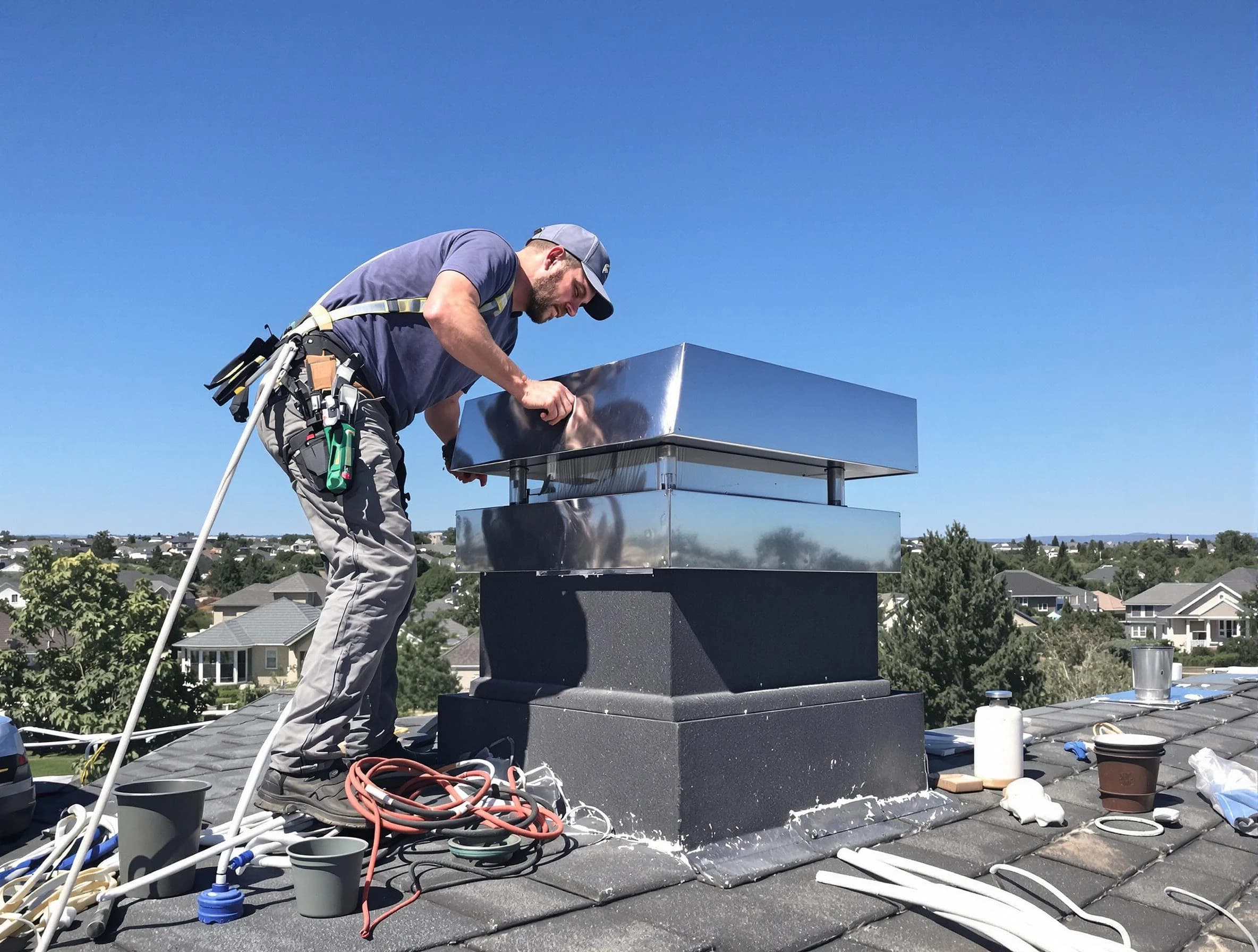 Chimney Cap Services service in Paterson, NJ