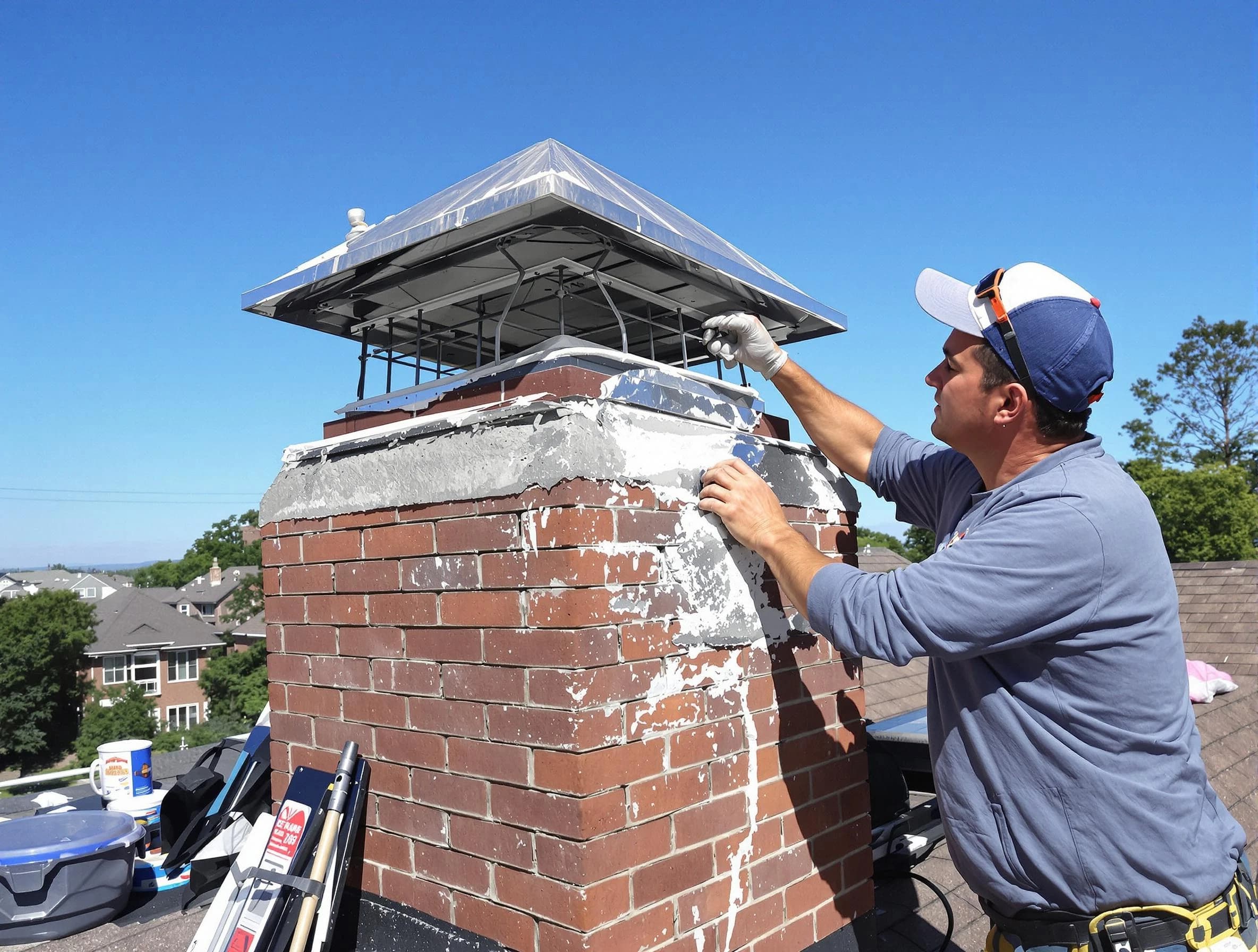 Chimney Crown Services service in Paterson, NJ